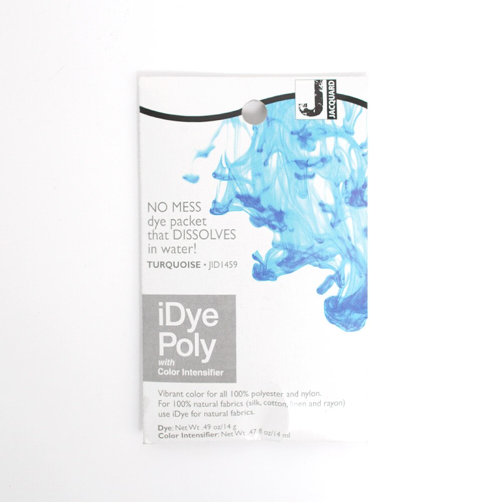 Jacquard, Fabric Dye, Art & School, iDye, Poly, 14gm, 47172, Poly Turquoise